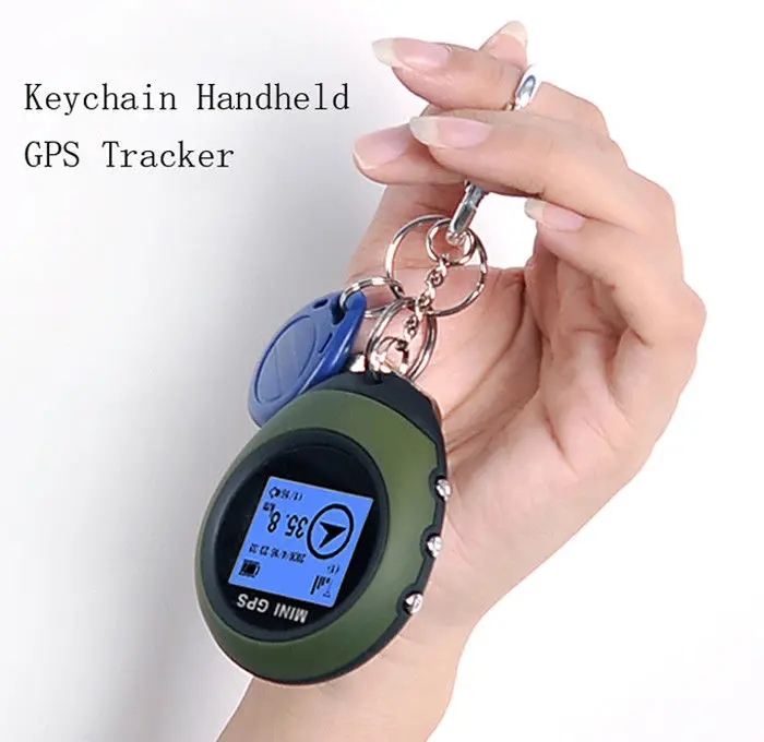 APRICOTCAR CAR Vehicle Sport Handheld Keychain Mini GPS Tracker Tracking Device Travel Portable