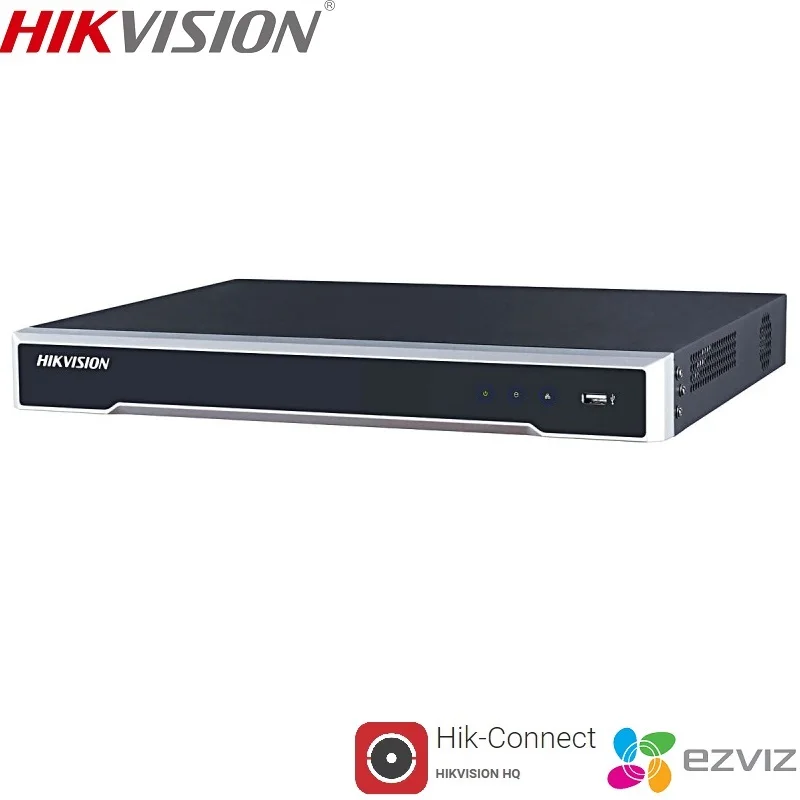 

HIKVISION DS-7616NI-K2/16P English Version POE NVR with 16 PoE Ports for 16ch 4K/8MP/6MP/5MP/3MP IP Camera Support EZVIZ 2 SATAs