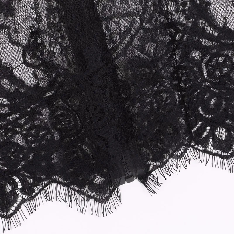 Женский сексуальный кружевной топ, Blusas Femininas, черный, короткий рукав, круглый вырез, с вырезами, на молнии