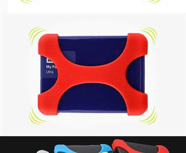 2.5 Inch Portable Hard Drive Protector Dropresistance Silicon Rubber