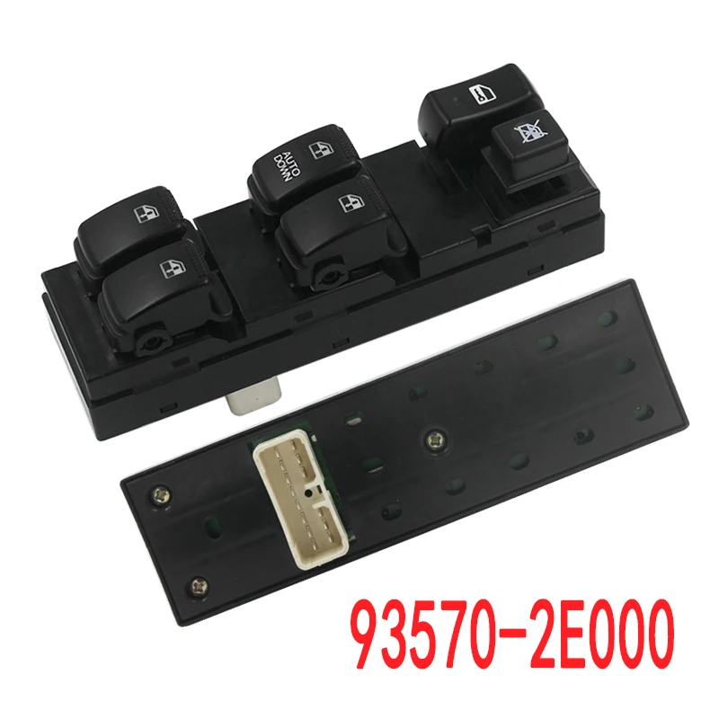 

Master Window Power Control Switch Front Left Driver 935702E000 For Tucson 2004 2005 2006 2007 2008 2009 2010