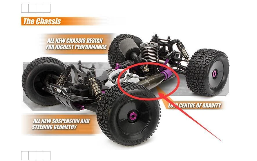 Hpi 86596 savage Tuned Pipa Keras 