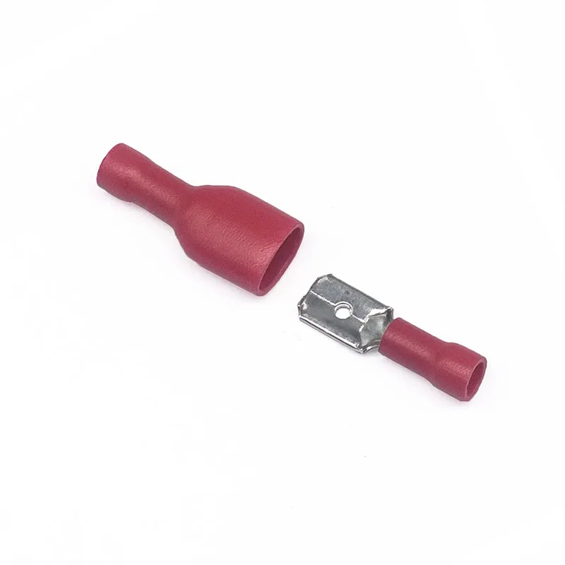 

10 pair/lot Male And Female Plug Spring Terminal FDFD1-250 Insulated Spade Crimp Wire Cable Connector Cosse Electric Sertir