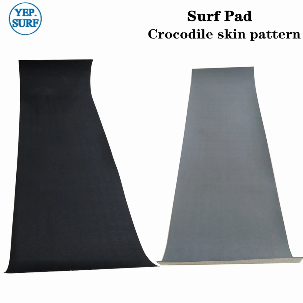 2022 NewBlack/Gray crocodile skin Surfboard Traction Tail Pads Surf Deck Grips EVA surf traction pad boat deck pad  SUP deck pad