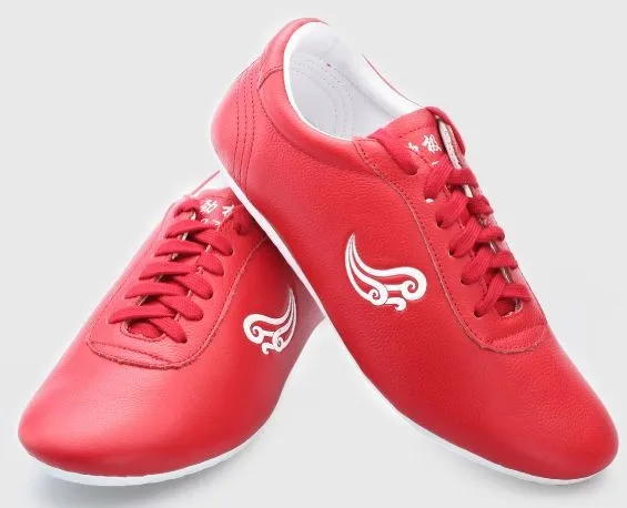 Унисекс 12 цветов наивысшего качества true из мягкой кожи благоприятные облака тайцзицюань боевых искусств обувь Тай чи обувь кунг-фу - Цвет: red