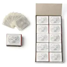 100Pcs de Aço Inoxidável Lâminas de Reposição para Removedor de Calos Do Pé Máquina de Mão Pé Arquivo Pedicure Cuidados Com Os Pés Removedor de Pele Dura