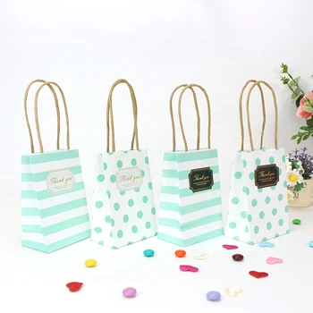 

AVEBIEN Event Party Supplies 20pcs/set New Creative Small Gift Bag with Handles Wedding Decoration Paper Gift Bag for Jewelry
