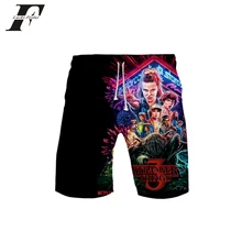 Kpop Stranger Thing s шорты для мужчин/женщин ужас ТВ серии Stranger Thing 3D летние трендовые шорты популярные повседневные летние шорты