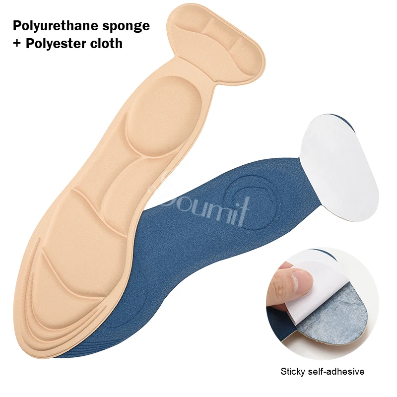 Soumit 5D Soft Sponge Insoles Pad Heel Back Protector High Heel Orthotic Insoles Insert Pad Anti-slip Inner Sole for Women Soumit 5D Soft Sponge Insoles Pad Heel Back Protector High Heel Orthotic Insoles Insert Pad Anti-slip Inner Sole for Women