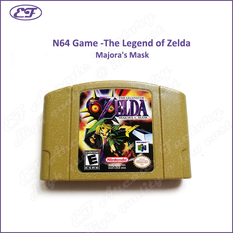 Free shipping N64 Cartridge The Legend of Zelda Majora's Mask Nintendo 64 game Console Card cart