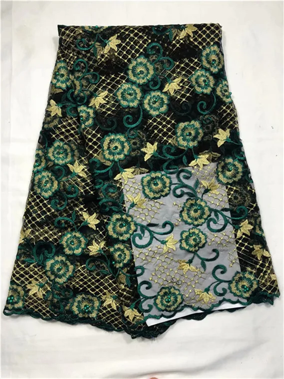 3d свадебный букет кружевная ткань с аппликацией Высокое качество последние Африканские кружева благородная ручная работа 3D кружевная ткань для нигерийской свадьбы - Цвет: yj1206