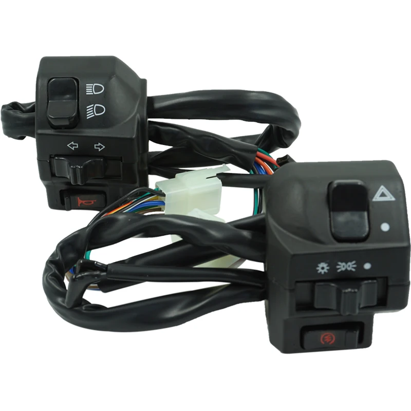 

Universal Black 22mm 7/8" Handlebar Aluminum Motorcycle Switch For Motorbike Horn Turn Signal Headlight Control Button