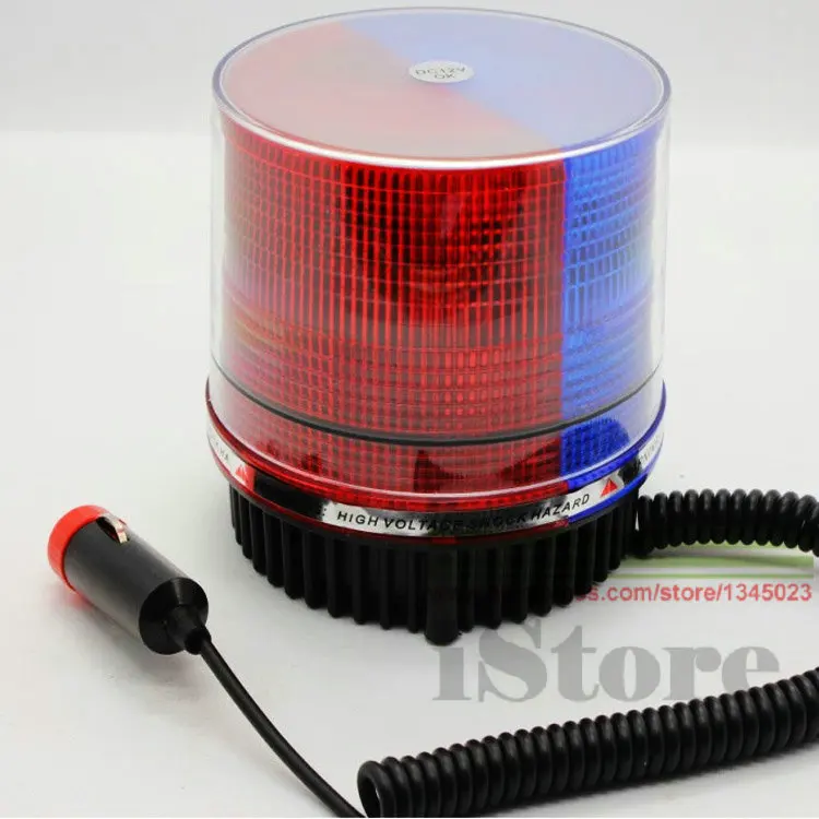 1pc 8W Sanitation Truck Roof Top Flashing Light Vehicle