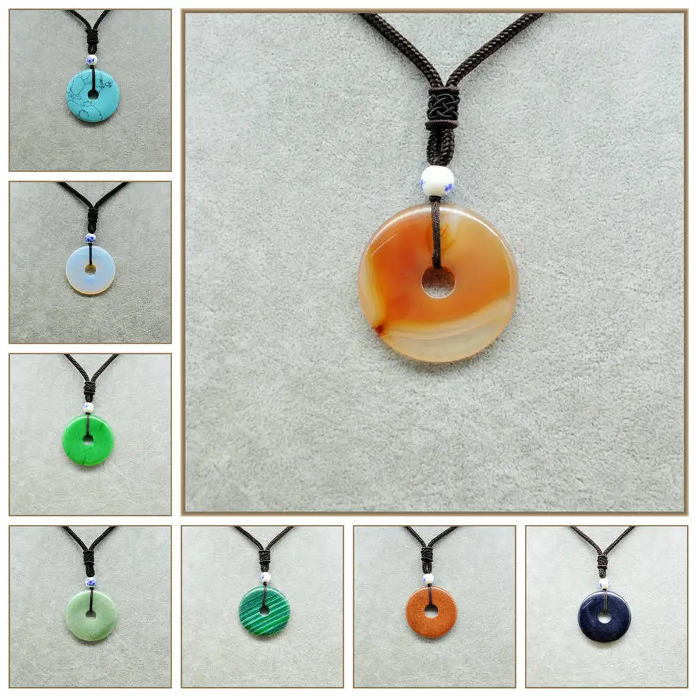 Yumten Good Luck Necklace Schmuck Safe Buckle Kolye Bayan Crystal