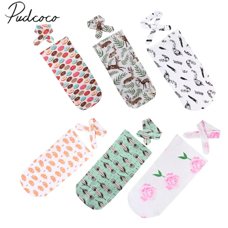 

2018 Brand New Cotton Newborn Baby Boys Girls Blanket Swaddle Sleeping Bag Sleep Stroller Wrap Cute Organic Cotton Outwear