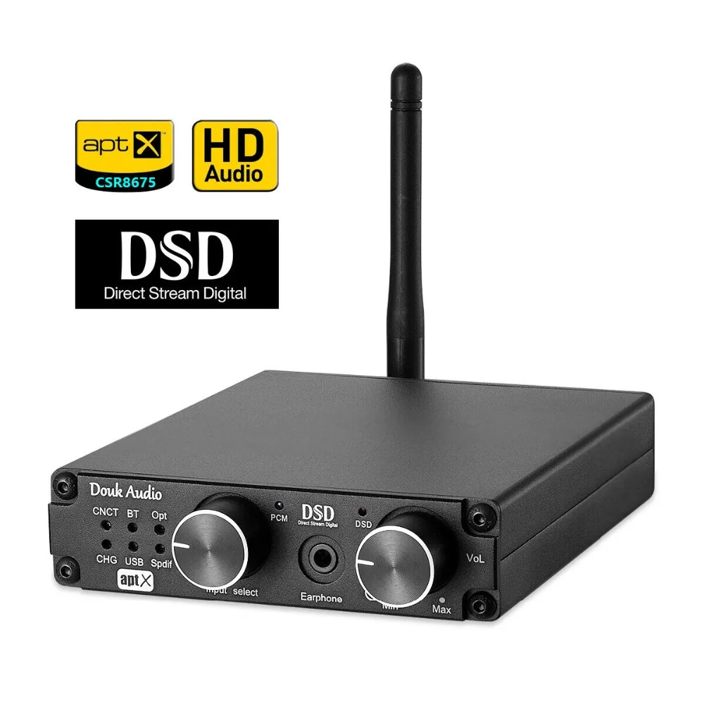 Mini Bluetooth 5.0 USB Decoder Headphone Amplifier XMOS