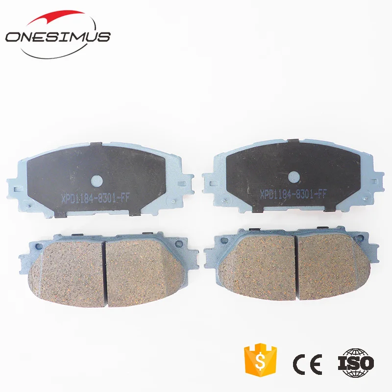 

Front Brake Pad Set Brake System XPD1184 OEM 04465-52180 for T- 1KR-FE 1ND-TV 1NZ-FE 2SZ-FE 2ZR-FE YARIS / ALLION II