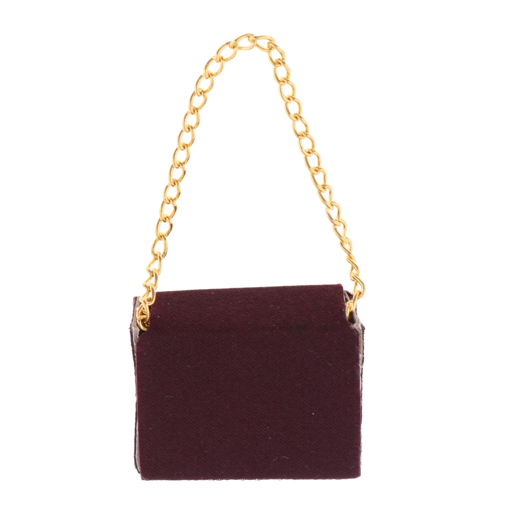 Fashion Womens Bag Miniature Model For 1:12 Dollhouse Accessory