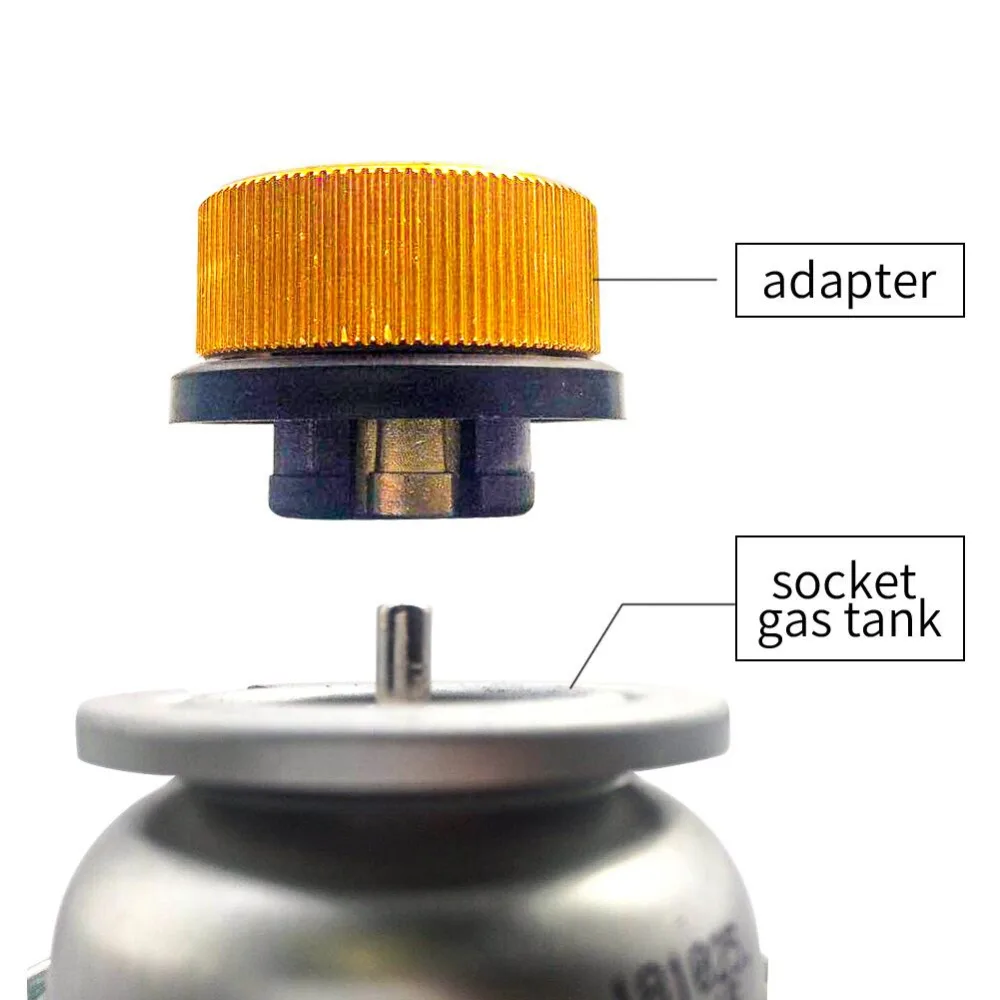 Открытый кемпинг газовый адаптер плита цилиндр газовый бак горелки плита разъем адаптер газовой плиты конвертер аксессуар