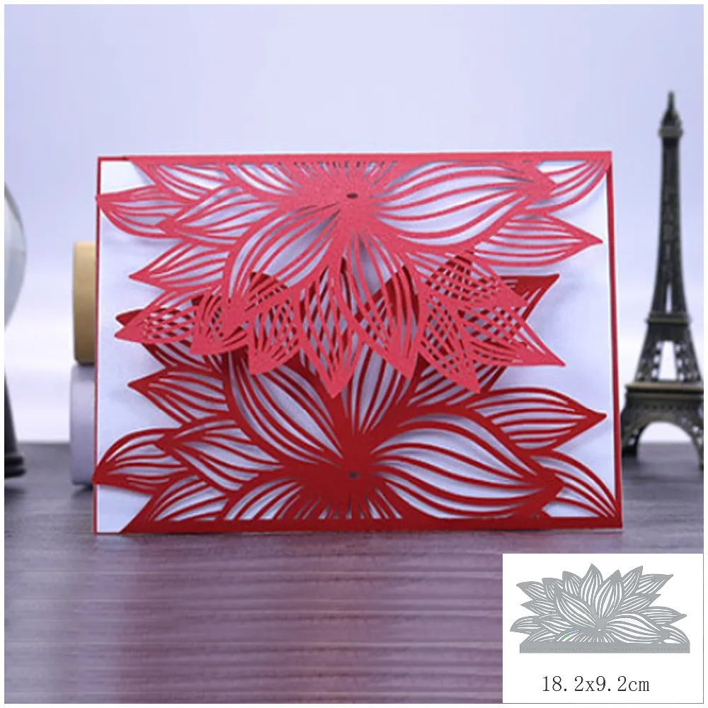 

Multi-leaf Greeting Card Metal Cutting Dies for Scrapbooking DIY Album Embossing Folder Paper Card Maker Template Decor Stencils