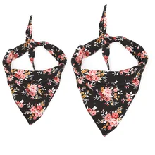 Dog Bandana Cotton Scarf Bib Flower Grooming Accessories Bandage Collar for Small Medium Large Pet Fashion Design Dog Bandana Cotton Scarf Bib Flower Grooming Accessories Bandage Collar for Small Medium Large Pet Fashion Design