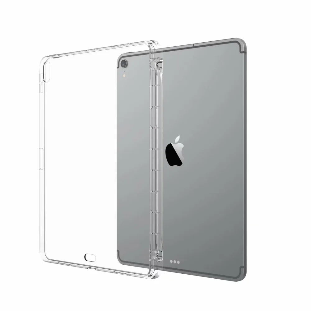 Чехол для ipad pro 12 9 2018 с держателем карандашом ударопрочный прозрачный чехол
