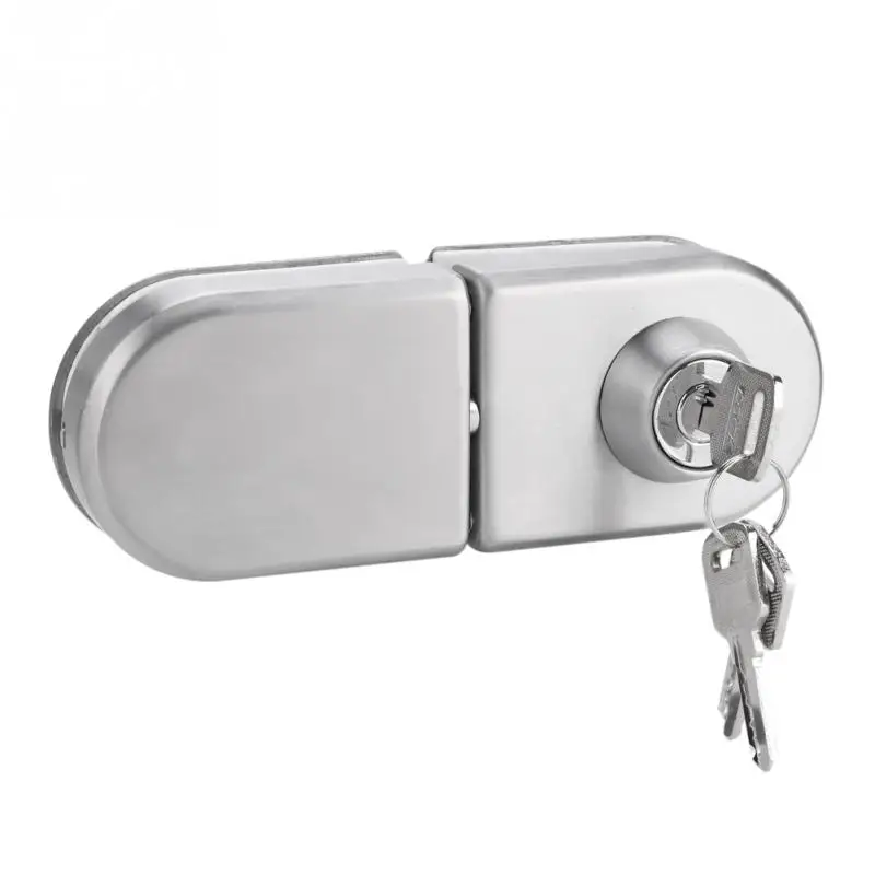 1012mm Stainless Steel Glass Door Lock with Keys Open / Close Door