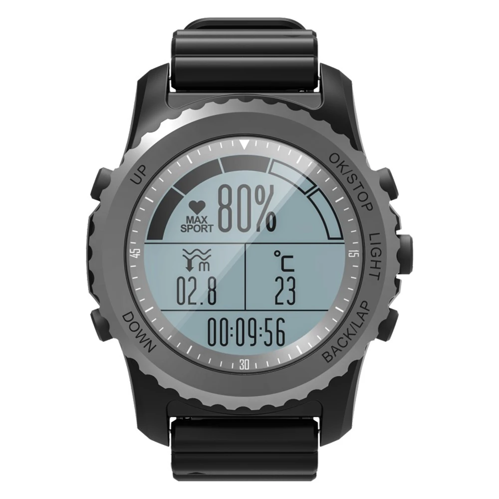 Новые S968 gps Смарт часы IP68 Водонепроницаемые монитор сердечного ритма температура
