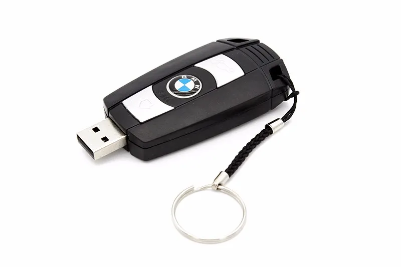 Black Cool Pen Drive Creative BMW Car Key USB Flash Drive up to 64GB Stick Gift