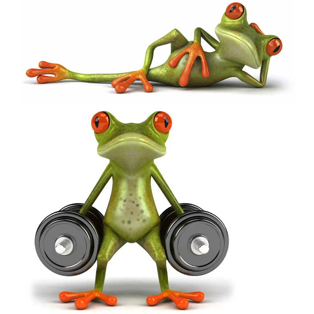 

PVC waterproof sunproof 3D design lifelike funny frogs car stickers car body car window for decoration Color Random