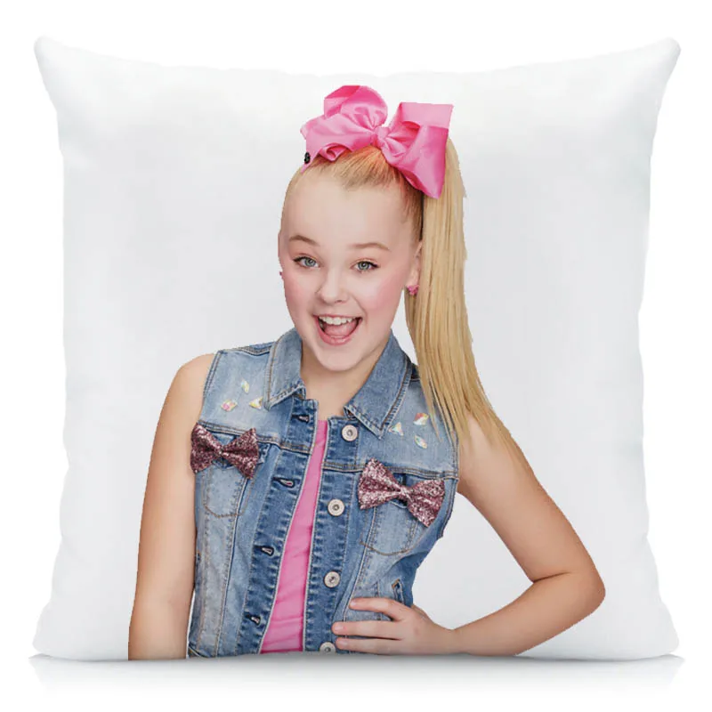 Xunyu JoJo Siwa Наволочка на подушку размером 45*45 см милая девушка Подушка Чехол Наволочка из полиэстера домашняя наволочка для декоративной диванной подушки для дивана - Цвет: 8