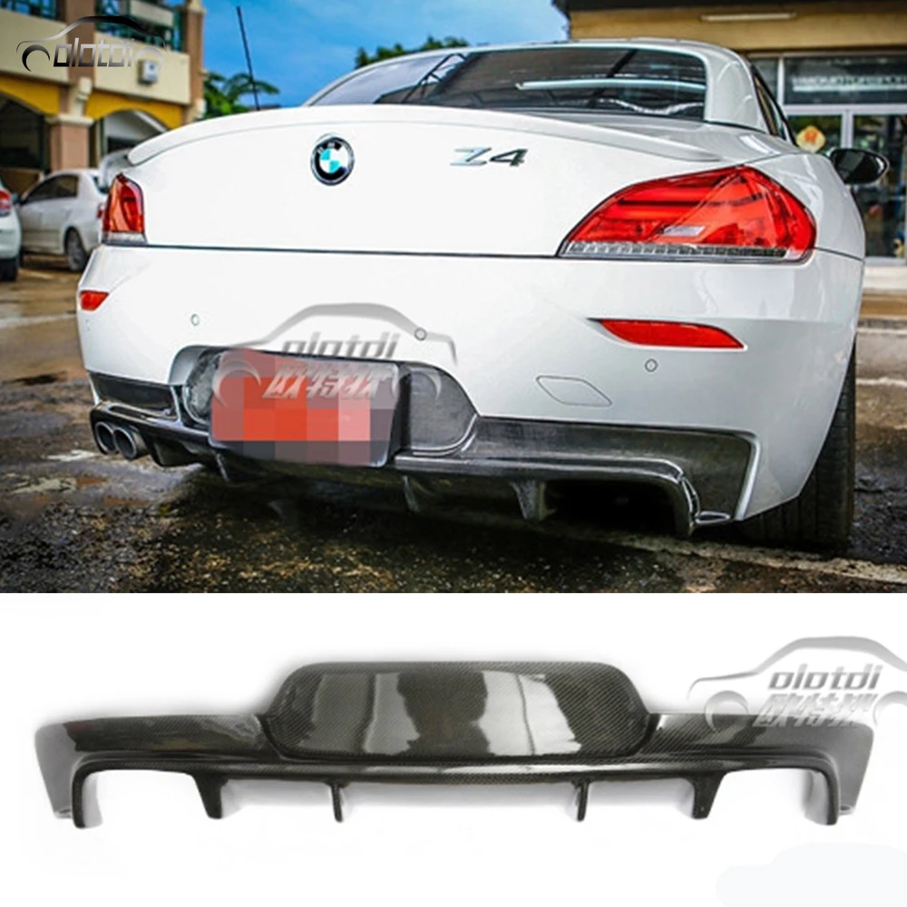 

3D Style Splitter Carbon Fiber Rear Lip Bumper Spoiler Car Diffuser For BMW E89 Z4 M-Tech 2009-2016 Car Accessories Car Styling