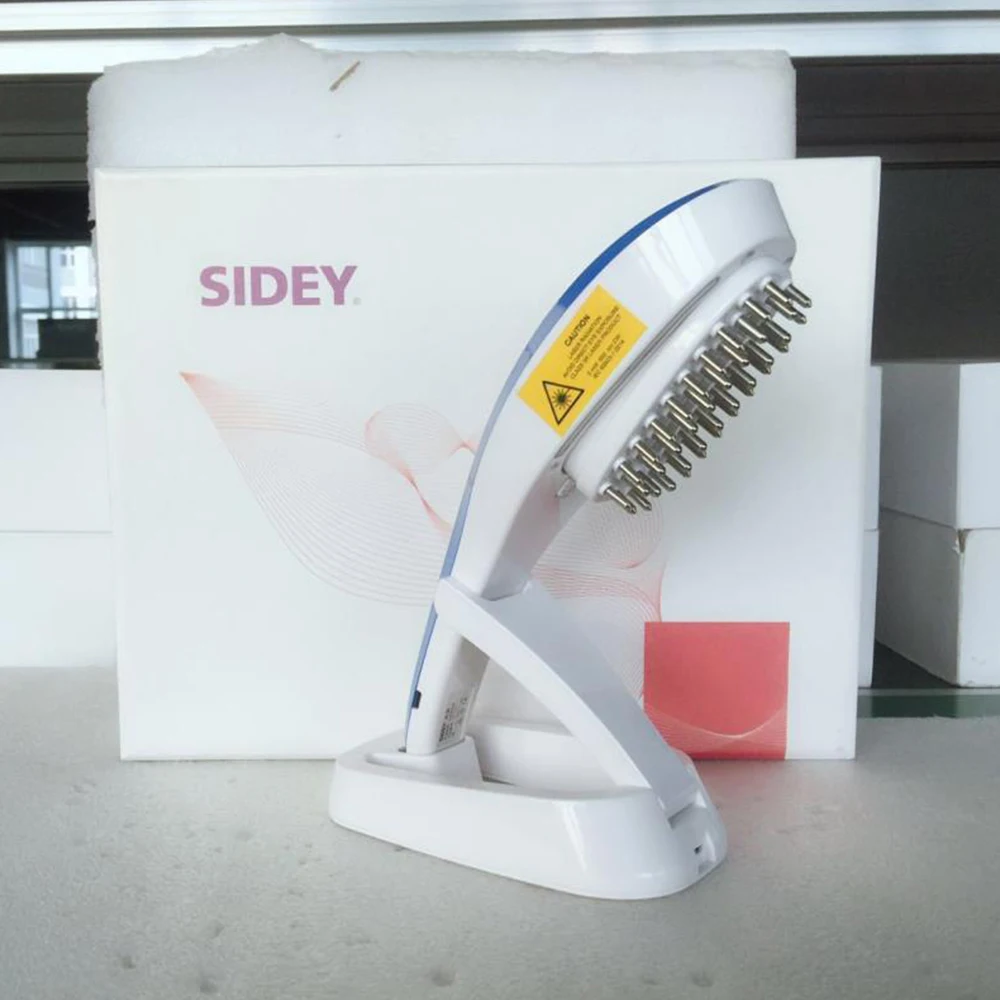 SIDEY 650Nm Diode Hair Growth Laser Comb Electric Hair Regrowth Laser Brush Machine SIDEY 650Nm Diode Hair Growth Laser Comb Electric Hair Regrowth Laser Brush Machine