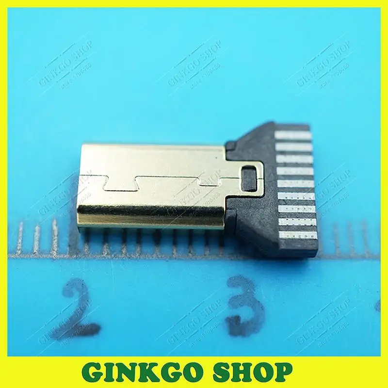 5 шт./лот позолоченный штекер Micro HDMI с разъемом PCB|connector hdmi|connector plugconnector male |