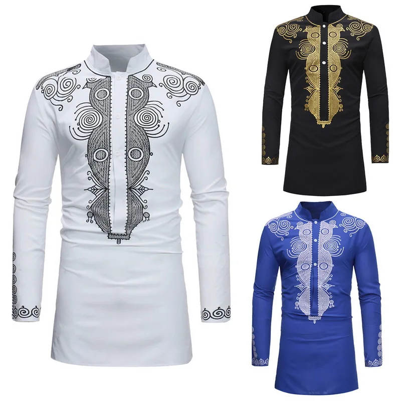 african men's dress shirts