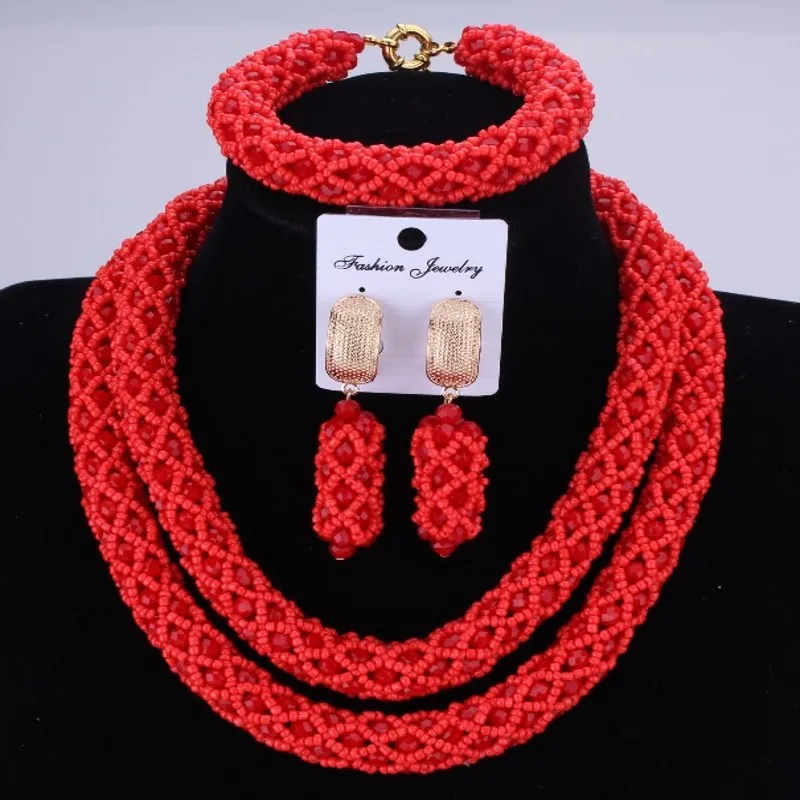 2018 Nigerian African Jewelry Sets Crystal Choker Set Fashion Wedding Hot Red New Big Design Dubai Rose Ethnic Jewelry Set 2018 Nigerian African Jewelry Sets Crystal Choker Set Fashion Wedding Hot Red New Big Design Dubai Rose Ethnic Jewelry Set