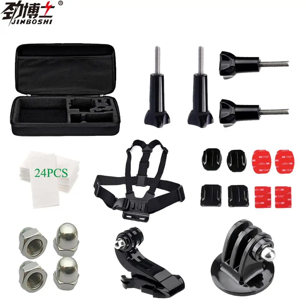

For Gopro Accessories set for go pro hero 7 6 5 4 3 kit mount for SJCAM SJ4000 for xiaomi yi Action Cameras Accessories kits