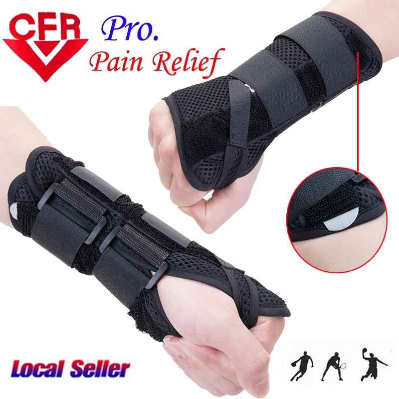 

2018 New Carpal Tunnel Medical Wrist Support Brace Support Pads Sprain Forearm 2 Splints Band Strap Protector Safe Drop Shipping