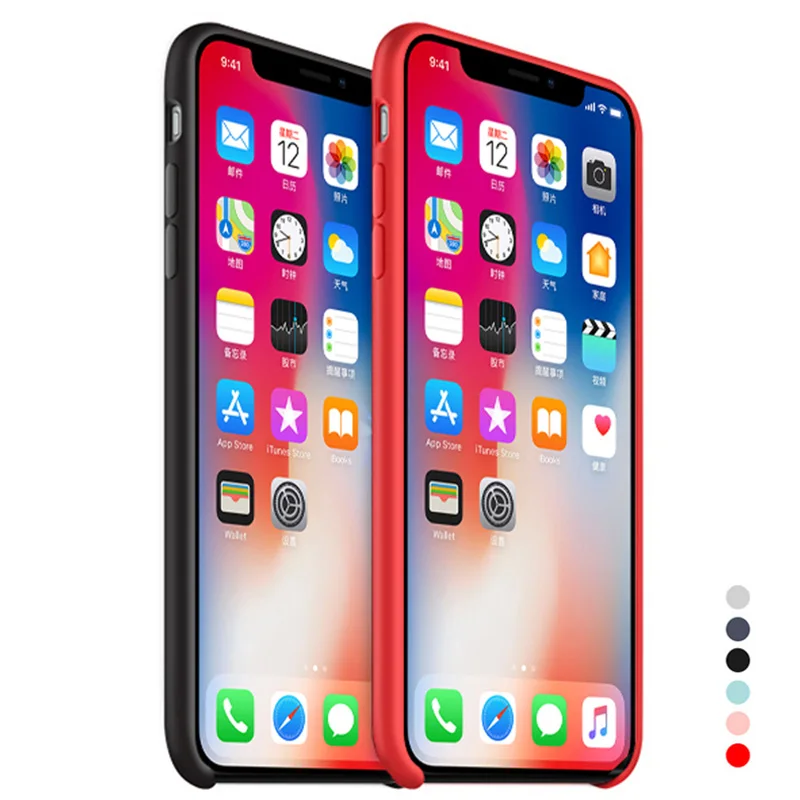 Portefeuille For iPhone 7 Case Liquid Silicone Gel Rubber Shockproof Cases Back Cover For iPhone 8 Plus X 6 6S Coque Accessories (5)