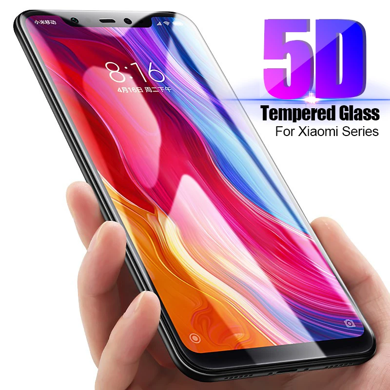 5D для Xiaomi redmi note 5 pro закаленное стекло 6 профессиональная защитная пленка 4x 5plus xiaomi