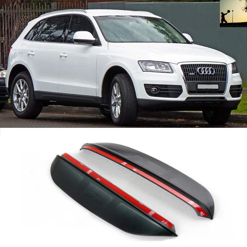 Для AUDI Q5 8R от 2008 2009 2010 2011 2012 зеркало заднего вида дождь бровей непромокаемые