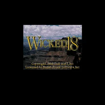 

Wicked 18 Golf 16 bit Big Gray Game Card For NTSC Game Player Drop Shipping