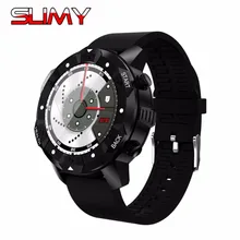 Slimy новые IP67 Водонепроницаемый 3g Смарт-часы Android 5,1 OS с MTK6580 1G+ 16G SIM gps WI-FI сердечного ритма фитнес-трекер Smartwatch