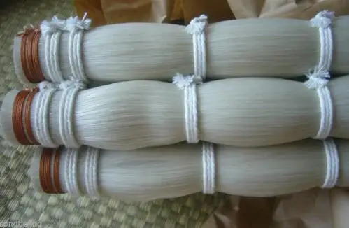 

250g High quality Stallion Siberian horsetail violin bowhair 78 cm
