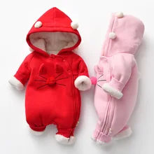 Chinese Tang Suit Baby NEW Baby Girl Romper with three layers of cotton pink romper winter outfit Baby Jumpsuit Outfit Romper Chinese Tang Suit Baby NEW Baby Girl Romper with three layers of cotton pink romper winter outfit Baby Jumpsuit Outfit Romper