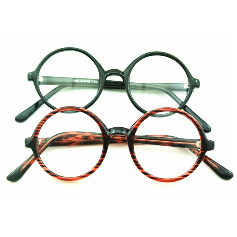 

Vintage 44mm Round Eyeglass Frames myopia Rx able unisex Glasses Men Women