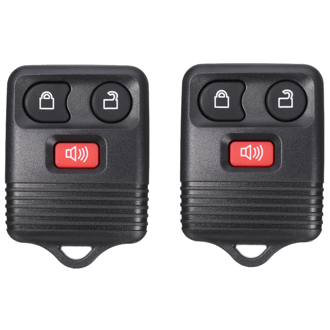 

2X Keyless Entry Replacement Key Remote Fob Clicker Transmitter Control Alarm for Ford 3 buttone