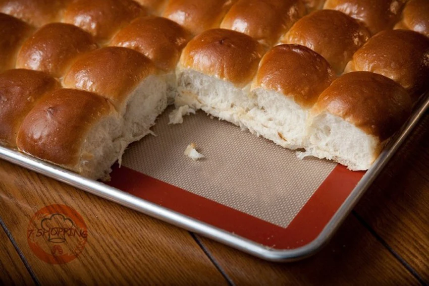 silicone baking mat non stick pastry work sheet 42x28cm half sheet size baking pan liner