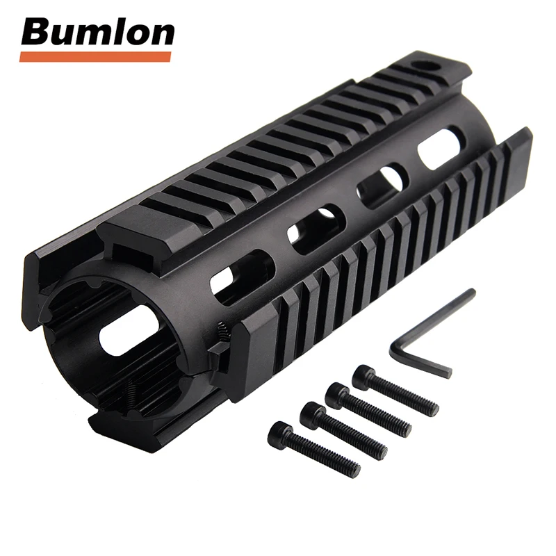 

Quad Rail Handguard 4" 6.7" 9" Keymod Rail Fit Picatinny Weaver for AR15/M16 Rifle Hunting Airsoft 1-0020