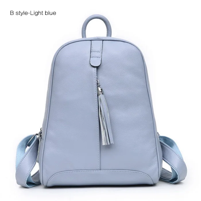Cheap leather women backpack